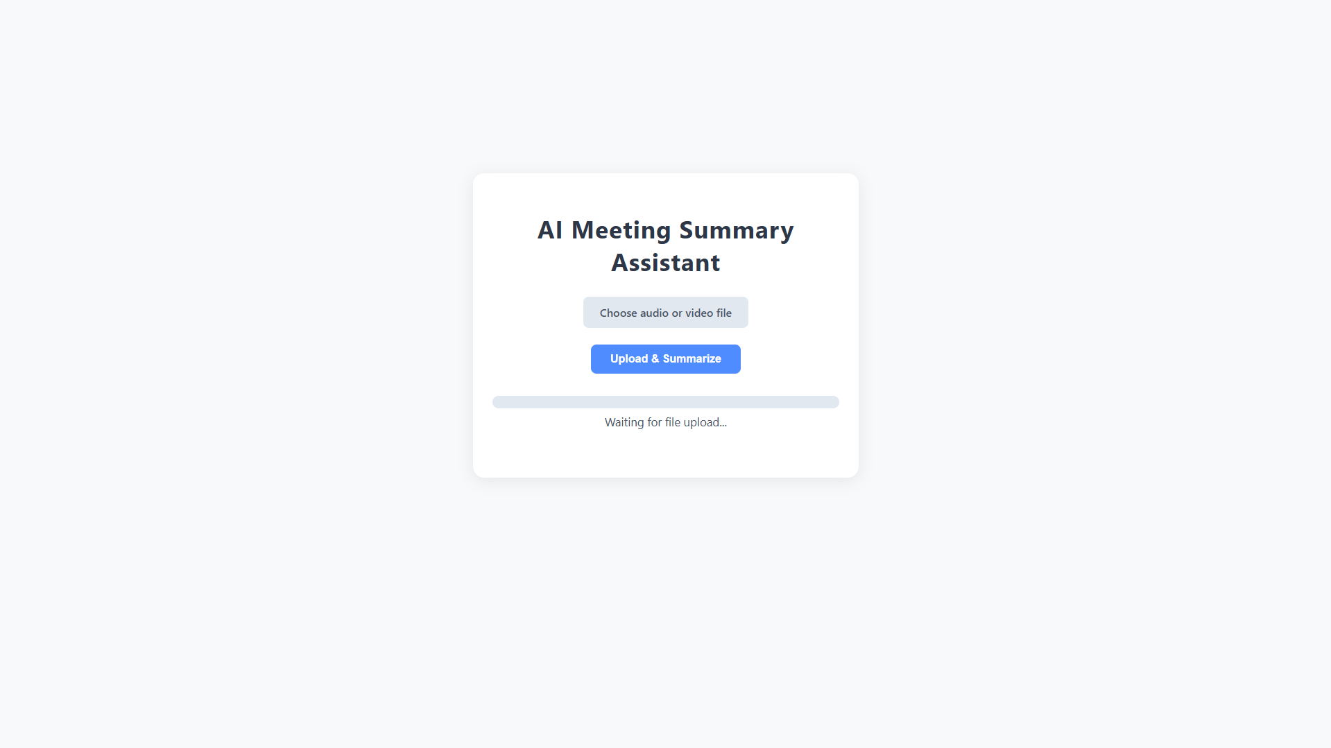 AI Meeting Assistant